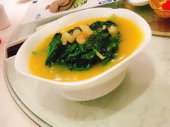 上汤虾仁浸菠菜-便宜坊烤鸭店(甜水园店)