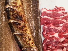 烤秋刀鱼-竹叶亭日式烤肉料理(天辅圣堡小区店)