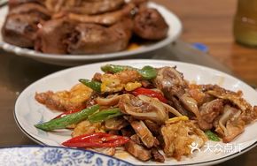 Crispy Pork Collar with Fried Egg