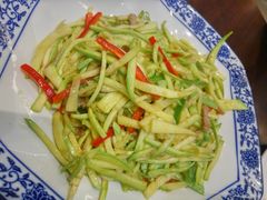 土猪肉炒瓜丝-奥山雅阁酒店·中餐厅