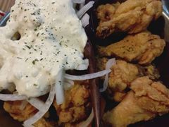 炸翅根一半一半-富乐满韩国正宗炸鸡韩国料理(虹泉路店)