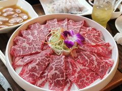 手切美国雪花牛肉-金海阁海鲜火锅
