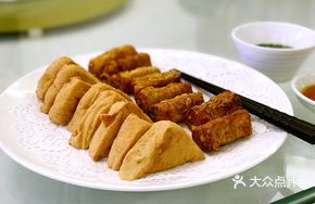 Tofu and Rice Cake Combination