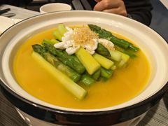 虾汤芙蓉扒芦笋-得丘礼享谷·玉兰苑