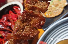 Running Wagyu Skewers