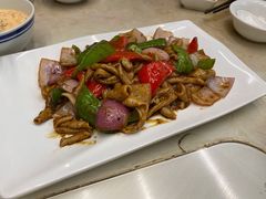 豉椒炒鹅肠-肥仔文澳门猪骨煲(南京西路店)