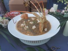 波纹龙虾汤烧豆面-蘇锦宴·淮扬菜烤鸭·小院(三元桥霄云路店)