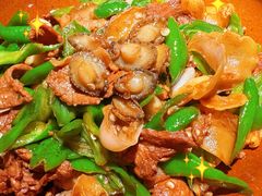 鲍鱼辣椒炒肉-农耕记·湖南土菜(海上世界店)