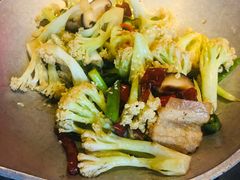 干锅丽水香菇花菜-探花·意境江南菜·唐伯虎文化体验店·松鼠桂鱼(观前店)