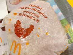 小炒肉风味麦辣鸡腿汉堡-麦当劳(欧亚大观商都店)