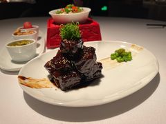 桂花糖醋肉排-悦轩中餐厅·高空江景·杭州柏悦酒店