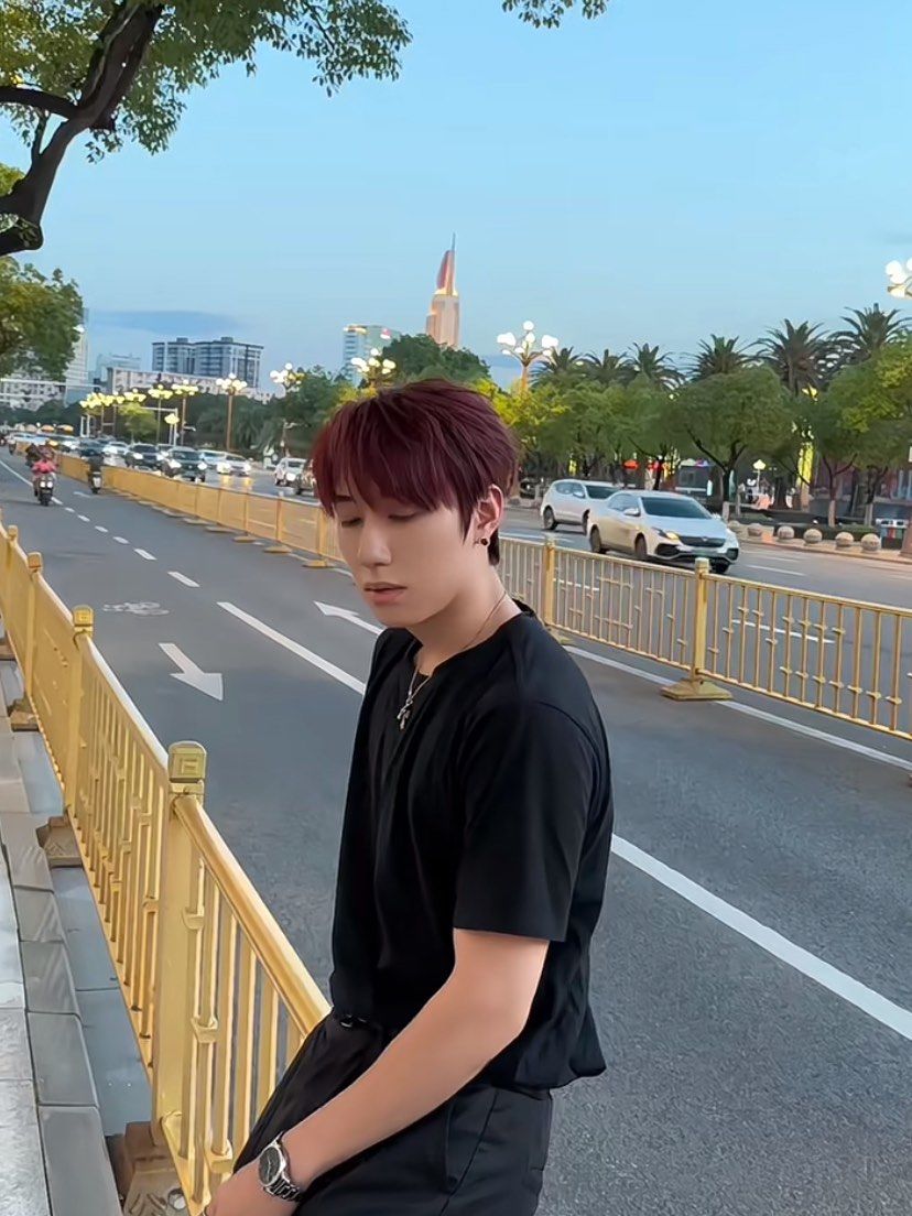 酒红色 男士发色推荐