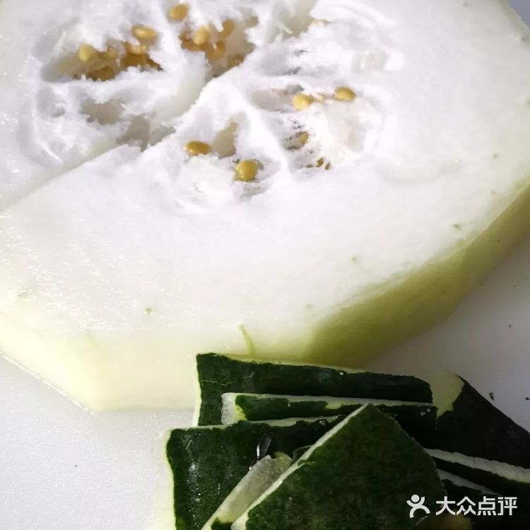 秋季时令食谱•冬瓜肉片汤