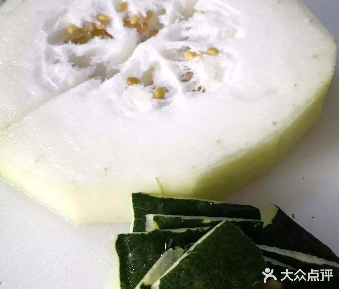 秋季时令食谱•冬瓜肉片汤