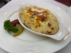 烤奶汁杂办-小白桦西餐厅