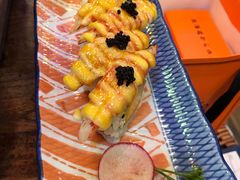 金芒火炙帝王蟹棒卷-仙隐小鹿中華の日料(正弘城店)