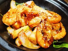 九层塔三杯大明虾-宴南庭·闽味私房菜