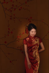 -懿沉香中式嫁衣礼服秀禾服龙凤褂马来褂旗袍总店