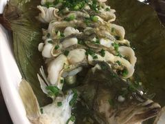 荷叶蒸鳜鱼-呼吸森林·生态农庄农家乐私房菜