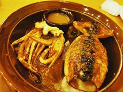 烤全鱿鱼-萨莉亚意式餐厅(新洲家乐福店)