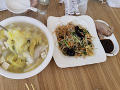 大白菜炖豆腐五花肉-李连贵熏肉大饼(宁山中路店)