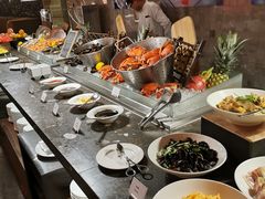 自助取餐区-BLU 全日制餐厅(上海安曼纳卓悦酒店)