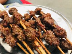 炸羊肉串-陈记生蚝烧烤炒菜火锅