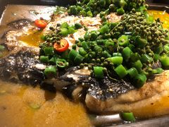 鲜青椒烤鱼-探鱼·鲜青椒爽麻烤鱼(广州花都来又来店)