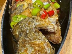 -东来菜馆•手抓海鲜家常菜•海鲜锅贴(鸽子窝店)