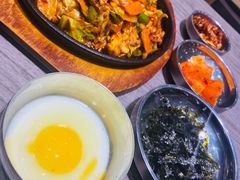辣炒鱿鱼-全州豆芽汤饭