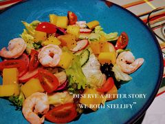 芒果虾仁沙拉-米兰西点(鞍山店)