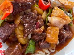 -歹歹的加个面过油肉拌面