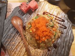 蟹子三文鱼炒饭-鲔屋寿喜烧