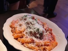 RIGATONI & MAMA'S MEATBALLS-The Pink Door