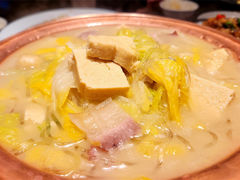 白菜叶炖冻豆腐肉-新乾隆酒楼(帝景园店)