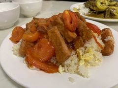 番茄猪扒饭-好好滋味茶餐厅