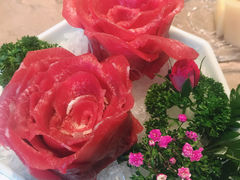 玫瑰雪花牛舌-捞王锅物料理(四川北路店)