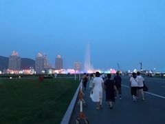 -大连星海广场音乐喷泉