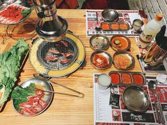 锅边鸡蛋-青瓦炭韩潮烤肉(花园道店)