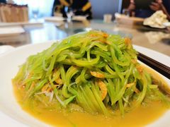甜晒虾皮炒青笋丝-味莊·青岛菜(云霄路店)