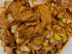 葱爆羊肉-紫光园·烤鸭·北京菜(劲松店)