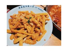 咸蛋黄炒茄子-吃饭皇帝大(解放西路店)