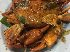 黑胡椒炒螃蟹-明记烧鱼美味店