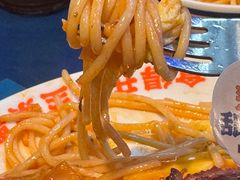 香煎牛柳扒意粉-伯友茶记(中华广场店)