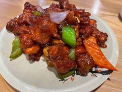 椒香虾仁爆鸡球-陈傻子餐厅(世纪都会店)