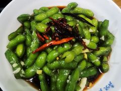 脆爽凉拌毛豆-靓靓蒸虾(中山里店)