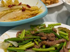 蒜苔炒肉-神憩宾馆-餐厅