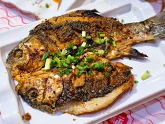 烤鲫鱼-庞家烧烤客栈(炮台山店)