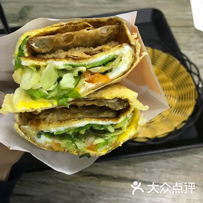 悟空軒雜糧煎餅(華強北店)雙蛋雜糧煎餅圖片 - 第7張