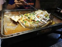 酱香烤鱼-探鱼·鲜青椒爽麻烤鱼(中天广场店)
